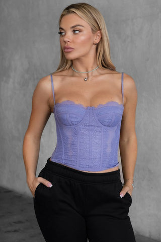 Moonlit Lavender Lingerie Corset