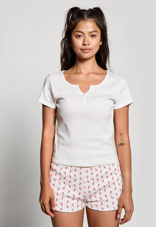 Pointelle Pinch Me Shorts